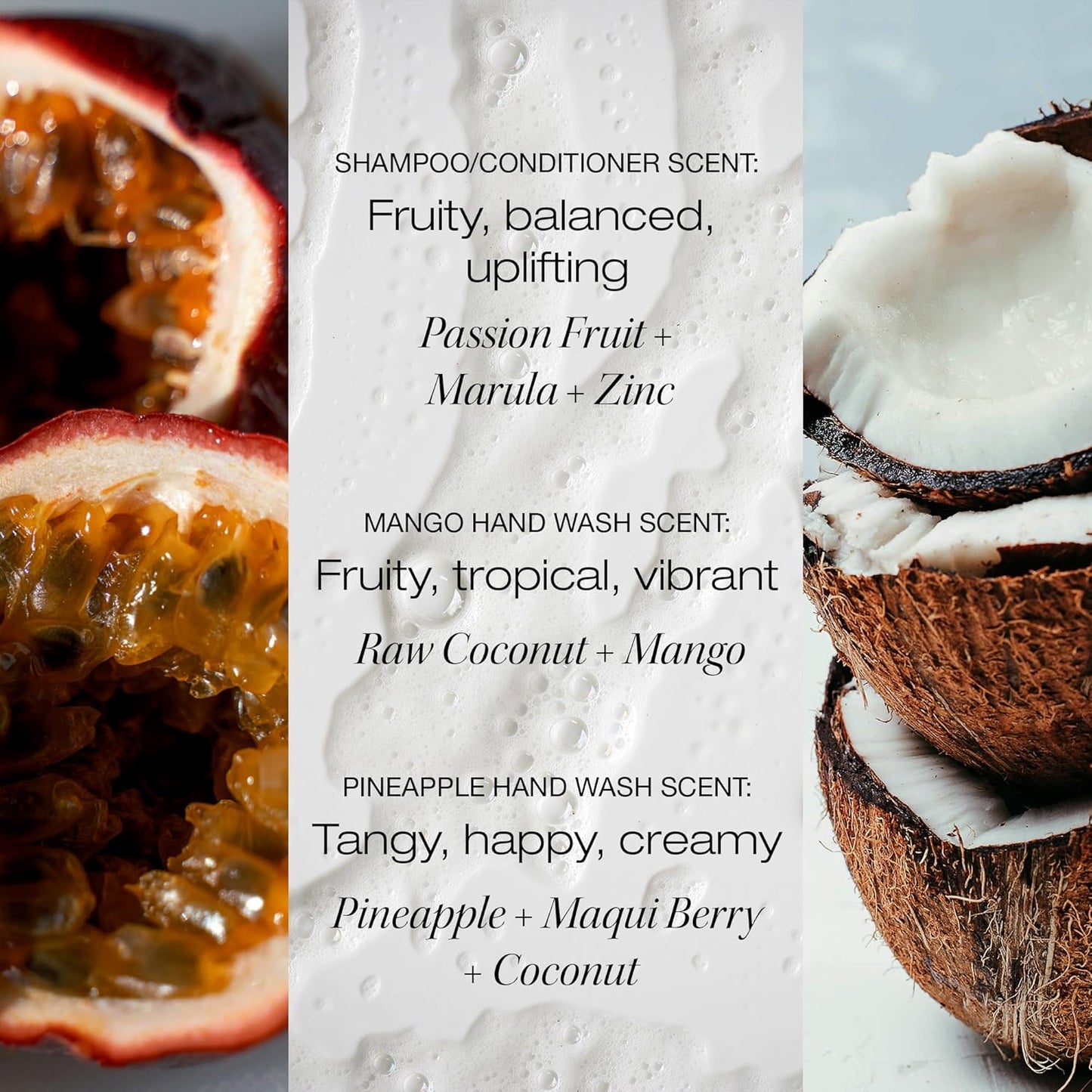 Raw Sugar The Grow Pro Shampoo & Conditioner Set, Simply Hand Wash Duo (4 Products) Anti-Thinning, Pro-Lengthening Hair Care & Moisturizing Hand Soap