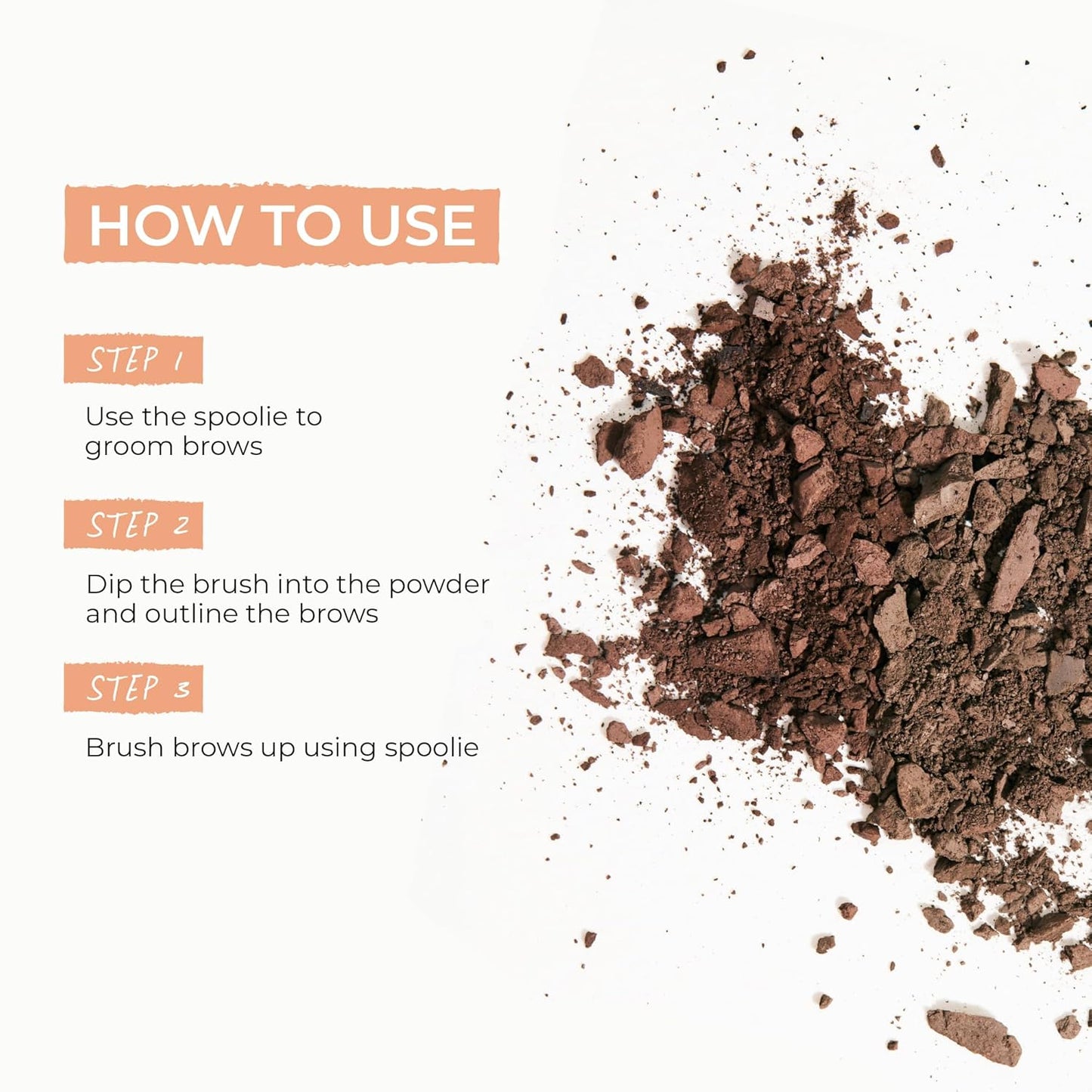 Soft Brow Define & Fill Powder Duo, Includes Dual ended Brush, Vegan and Cruelty Free (Blonde)