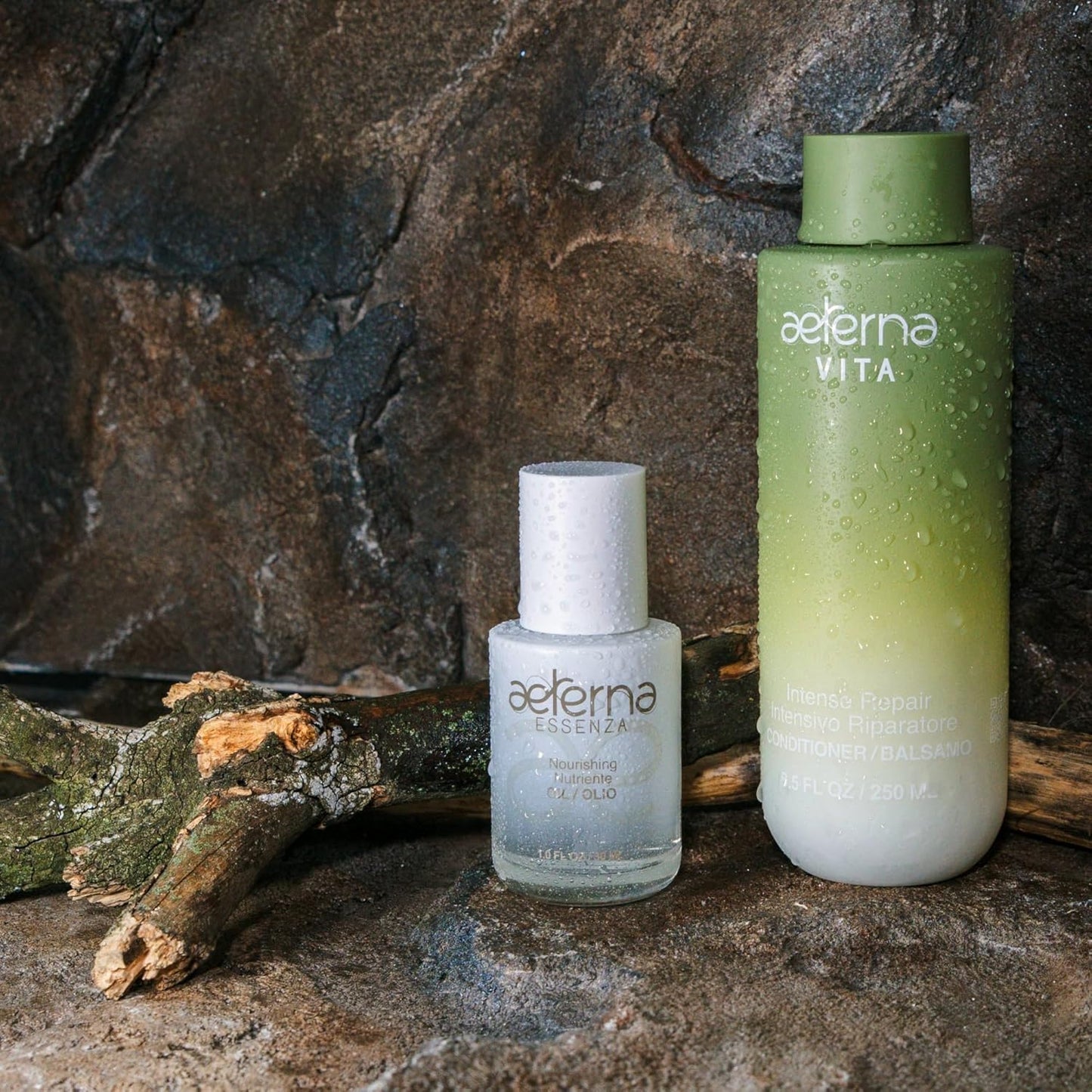 Aeterna VITA Intense Repair Keratin Shampoo for Dry Damaged Hair | Thyme, Ginseng Root Extract | Color-Safe - 250 ml