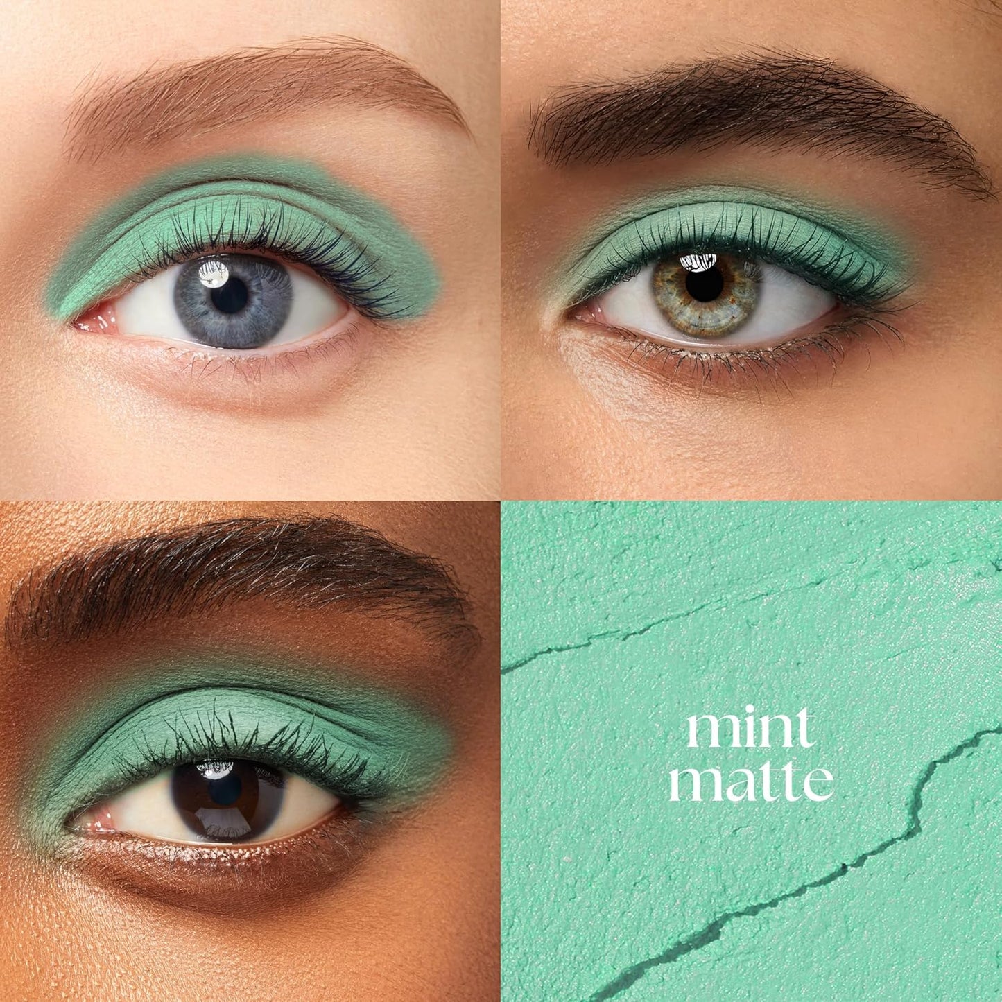 Julep Eyeshadow 101 Cream-to-Powder Waterproof Shadow Stick – Mint Matte – Long-Lasting, Crease-Proof, Cool-Toned Pastel Green Matte Cream Eyeshadow with Built-in Smudger