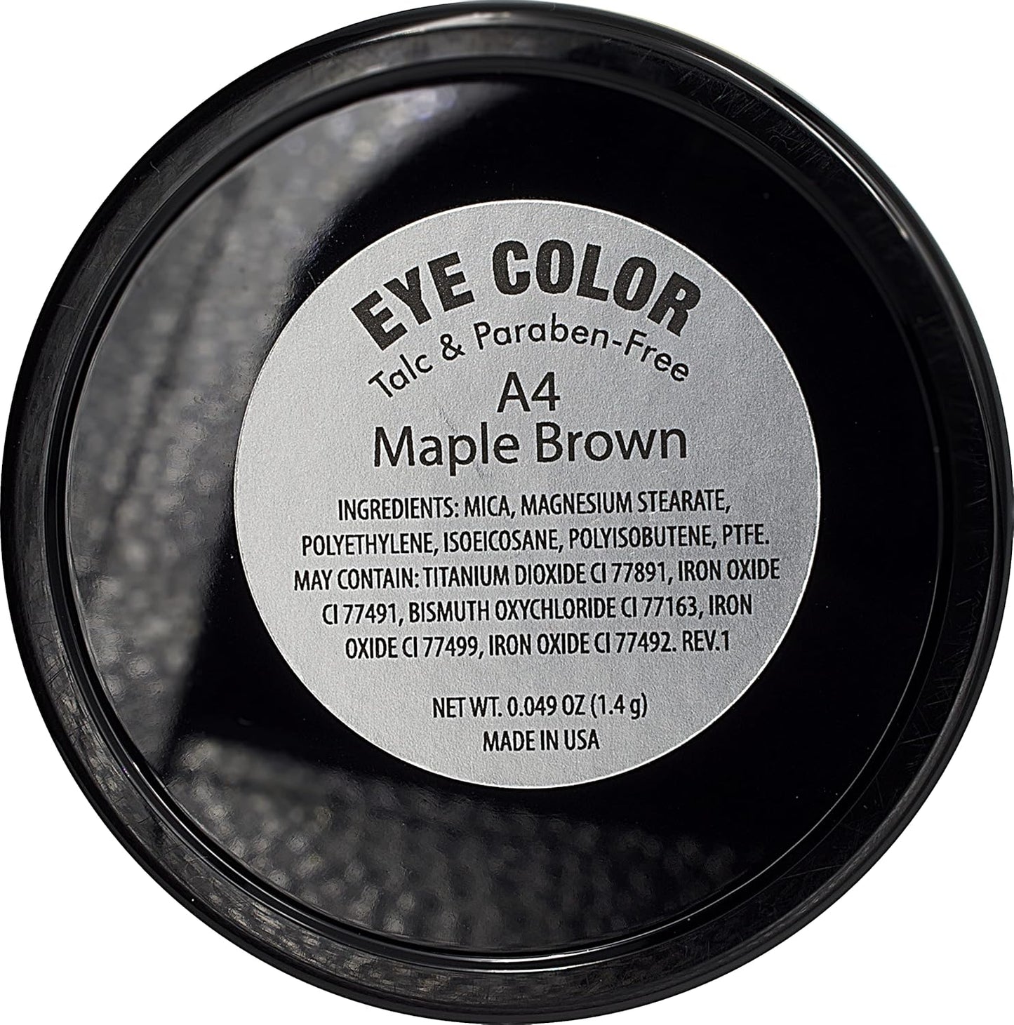 Maple Brown Beige Tan Dark Peach Matte Opaque Pressed Powder Single Vegan Eyeshadow; Talc, Paraben & Cruelty Free