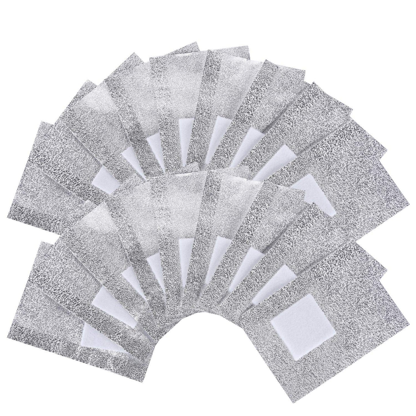 BTYMS 400 Pcs Gel Nail Polish Remover Wraps Nail Foil Wraps Soak Off Cotton Pads Lint Free Finger Nail Wipes