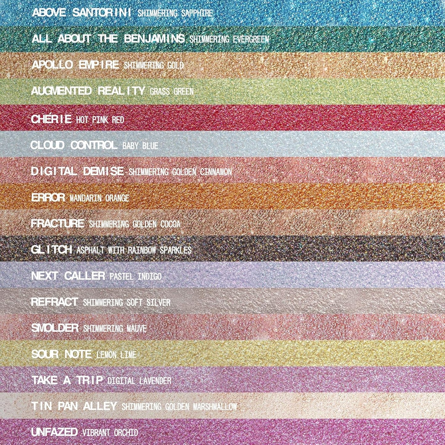 aboutface Fractal Glitter Eye Paint Digital Demise – Smudge-Proof, Long-Lasting Liquid Eyeshadow – Intense Sparkle with Mousse Texture – Vegan, Cruelty-Free – 0.13oz (Cinnamon)